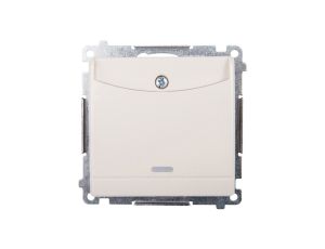 Simon 54 Łącznik hotelowy podwójny kremowy DWH2.01/41