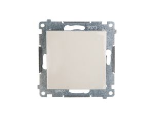 Simon 54 Przycisk pojedynczy, szybkozłącza, kremowy DPR1.01/41
