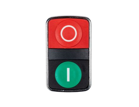 Przycisk sterowniczy 22mm podwójny czerwony/zielony z samopowrotem 1Z 1R XB4BL73415