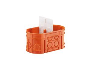Puszka podtynkowa podwójna 60mm pomarańczowa M2x60F Multiwall 33160008