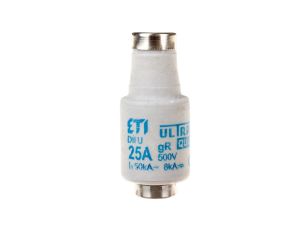 Wkładka bezpiecznikowa 25A DII gR 500V DIIUQ25A E27 004322007