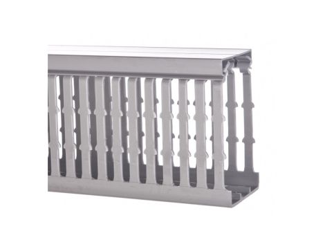 tehalit Kanał grzebieniowy BA7A 60x100mm PVC szary BA7A100060 /2m/