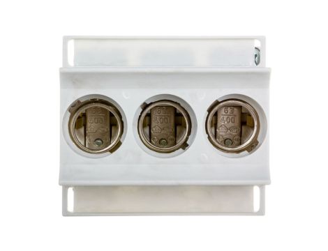 Gniazdo bezpiecznikowe na szynę 3P 63A D02 400V DIN D0 3268/3 VR D02/E18 LD02K63-3SS