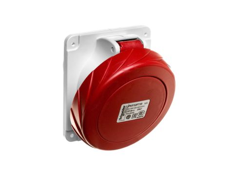 Gniazdo tablicowe 5P 32A 400V czerwone IP67 PKF32F735
