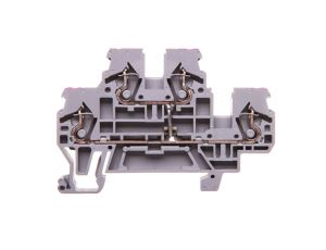 Złączka szynowa 2-piętrowa 2,5mm2 L / L szara 870-508