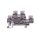 Złączka szynowa 2-piętrowa 2,5mm2 L / L szara 870-508