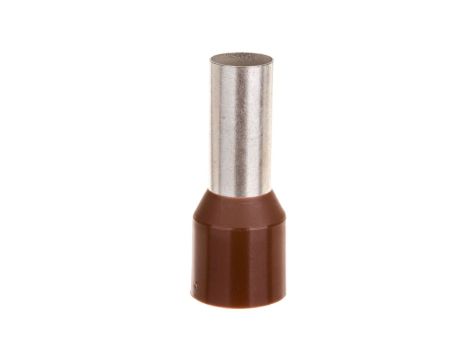 Końcówka tulejkowa izolowana TI 25mm2/16mm brązowa cynowana TI25L16DE /100szt./