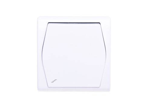 Hermes2 Łącznik schodowy biały IP44 ŁNT-2 1003-00