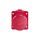 Gniazdo tablicowe skośne 16A 5P 400V /75x85/ czerwone IP44 415-6F87