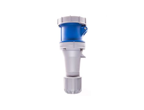 Gniazdo przenośne 63A 4P 230V niebieskie IP67 POWER TWIST 234-9