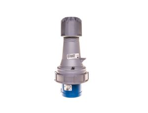 Wtyczka przenośna 63A 4P 230V niebieska IP67 POWER TWIST 034-9