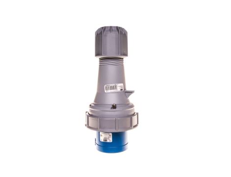 Wtyczka przenośna 63A 4P 230V niebieska IP67 POWER TWIST 034-9