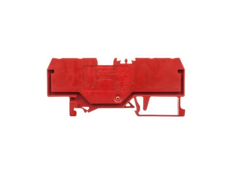 Złączka szynowa 4-przewodowa 2,5mm2 czerwona 280-830