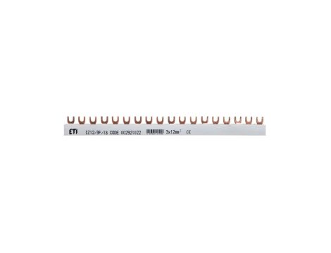 Szyna łączeniowa widełkowa 3P 80A 12mm2 (18 mod.) IZ12/3F/18 002921022