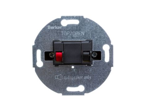 Berker/B.Kwadrat Gniazdo głośnikowe pojedyncze antracyt 457205