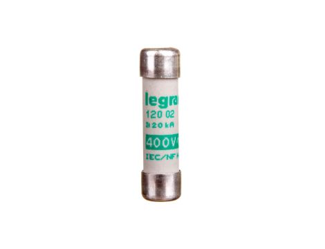 Wkładka bezpiecznikowa cylindryczna 8x32mm 2A aM 400V 012002