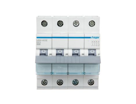 Wyłącznik nadprądowy 4P B 63A 6kA AC MBN463E