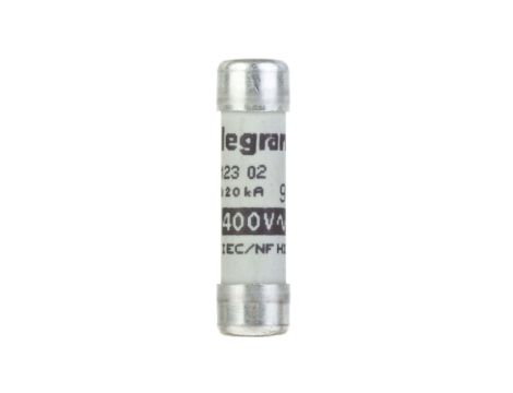 Wkładka bezpiecznikowa cylindryczna 8,5x31,5mm 2A gG 400V 012302