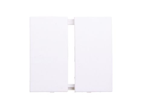 B.1 Klawisz 2-biegunowy świecznikowy śnieżnobiały tworzywo GLAS 16231909