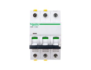 Wyłącznik nadprądowy 3P D 40A 6kA AC iC60N-D40-3 Acti9 A9F05340