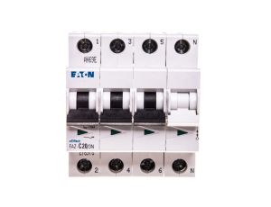 Wyłącznik nadprądowy 3+N C 20A 15kA AC FAZ C20/3N 278976