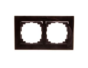 Sentia Ramka podwójna szklana czarna 1472-61