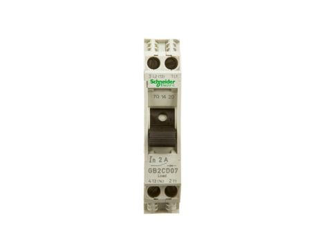 Wyłącznik termo-magnetyczny 1+N 2A AC GB2CD07