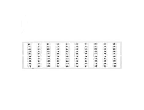 Oznaczniki WMB 1x 201-300 793-5610 /5szt./