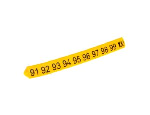 Oznacznik przewodów OZ-1/91-100 żółty E04ZP-01020202000 /100szt./