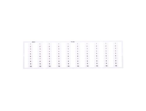 Oznaczniki WMB 10x 1-10 793-602 /5szt./