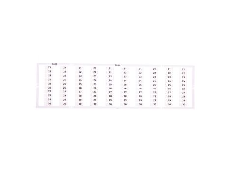 Oznaczniki WMB 10x 21-30 793-604 /5szt./