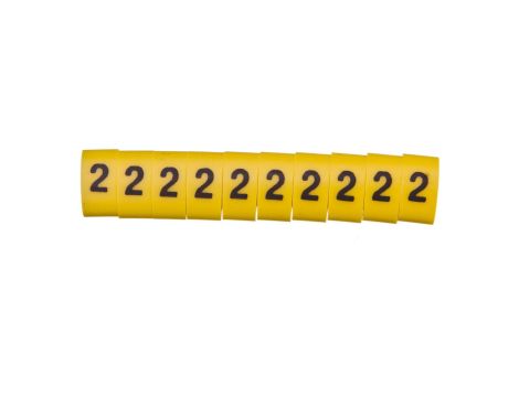 Oznacznik przewodów OZ-3/2 żółty E04ZP-01020500300 /100szt./