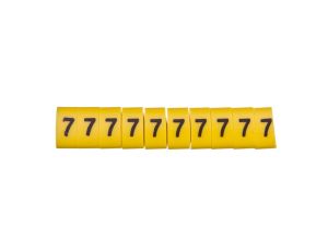 Oznacznik przewodów OZ-3/7 żółty E04ZP-01020500800 /100szt./