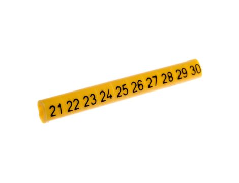 Oznacznik przewodów OZ-0/21-30 żółty E04ZP-01020101300 /100szt./