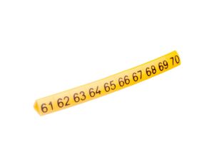 Oznacznik przewodów OZ-1/61-70 żółty E04ZP-01020201700 /100szt./