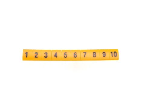 Oznacznik do złączek EZ-5/1-10 żółty R34RR-02050301200 /100szt./