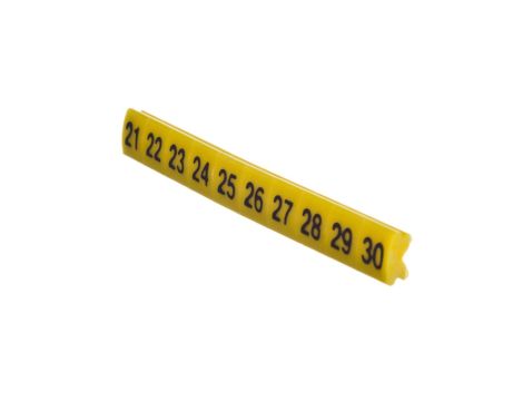 Oznacznik do złączek EZ-5/21-30 żółty R34RR-02050301400 /100szt./
