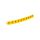 Oznacznik przewodów OZ-1/P żółty E04ZP-01020203800 /100szt./