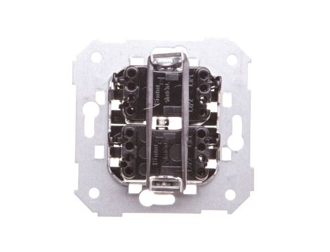 Simon 82 Przycisk podwójny z podświetleniem mechanizm, szybkozłącza, 75393-39