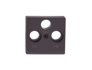 Simon 82 Pokrywa gniazda antenowego RD/TV/SAT grafit 82037-38