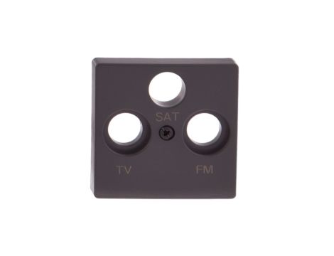 Simon 82 Pokrywa gniazda antenowego RD/TV/SAT grafit 82037-38