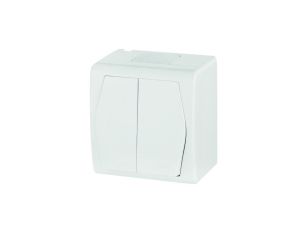 Hermes2 Łącznik hermetyczny świecznikowy 10A IP44 biały 1002-00