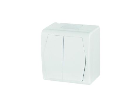 Hermes2 Łącznik hermetyczny świecznikowy 10A IP44 biały 1002-00