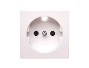 Simon 82 Pokrywa gniazda pojedynczego SCHUKO z/u IP20 biała 82041-30