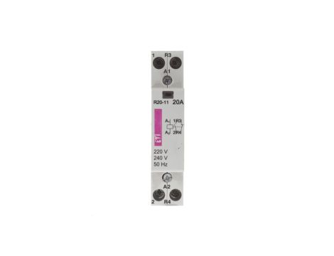 Stycznik modułowy 20A 230V AC 1Z 1R R20-11 002461220