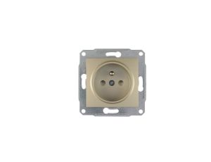Sedna Gniazdo pojedyncze z/u 16A IP20 z przesłonami satyna SDN2800168