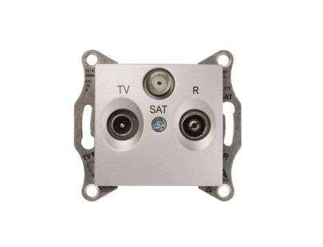 Sedna Gniazdo antenowe RD/TV końcowe aluminium SDN3501360