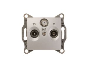 Sedna Gniazdo antenowe aluminium TV/SAT SDN3501260