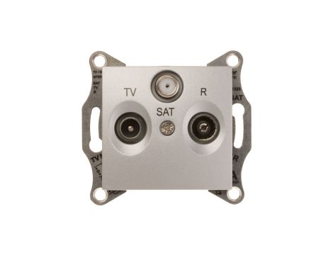Sedna Gniazdo antenowe aluminium TV/SAT SDN3501260