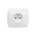 Simon Akord Gniazdo pojedyncze z/u 16A IP20 białe AGZ1e/11